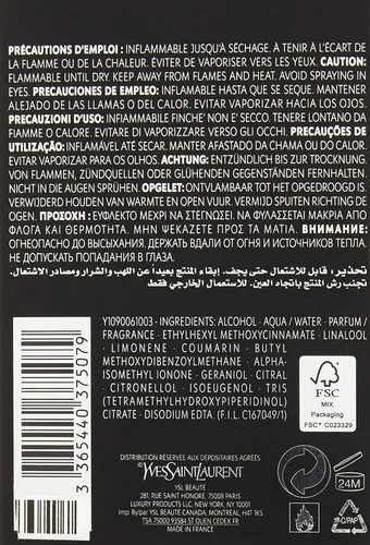 Vista 2 de Yves Saint Laurent La Nuit De L'Homme Eau de Toilette Spray, 3.3 fl oz