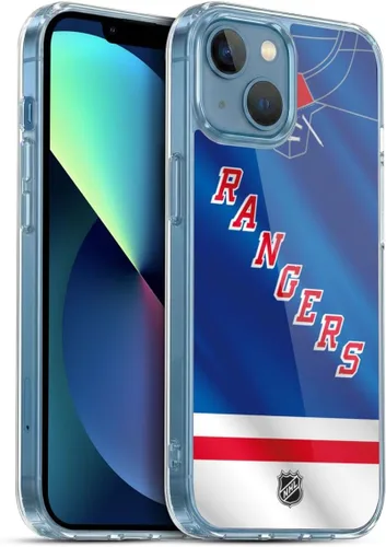 Vista 174 de Head Case Designs Funda de gel suave con licencia oficial de la NHL Camouflage New York Rangers compatible con Apple iPhone 7 Plus/iPhone 8 Plus