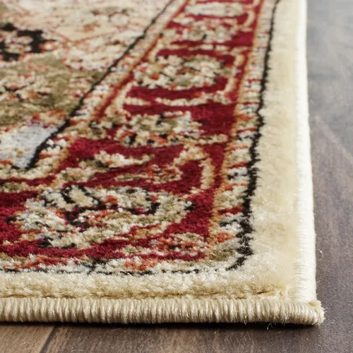 Vista 2 de SAFAVIEH Lyndhurst Collection - Alfombra de pasillo, 2 pies 3 pulgadas x 6 pies, multicolor y rojo, diseño oriental tradicional, no desprende pelusa