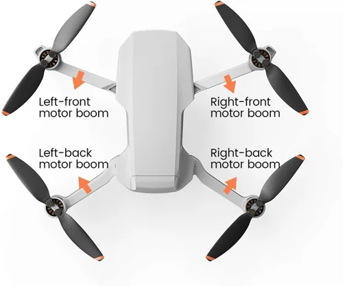 Vista 5 de SeiZed Drone Arms Body Shell Middle Frame Bottom Shell Upper Cover for D-JI Mavic Mini 2 Repair Spare Part (Color : 8 in 1 coombo)