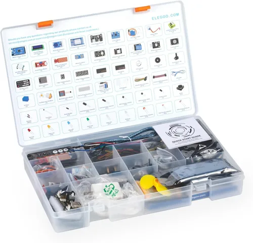 Vista 3 de ELEGOO Mega R3 Project The Most Complete Ultimate Starter Kit with Tutorial Compatible with Arduino IDE (Pack of 12)