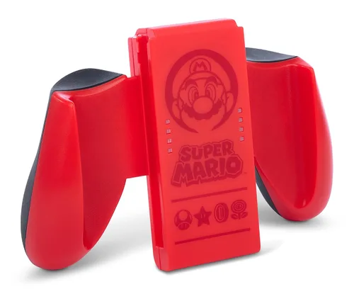 Vista 2 de PowerA Joy-Con Comfort Grip for Nintendo Switch - Super Mario Red