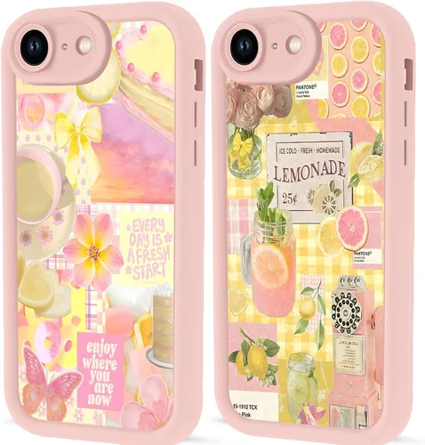 Vista 74 de Paquete de 2 fundas protectoras para iPhone 8 Plus/7 Plus de 5.5 pulgadas con collage de versículos bíblicos de Jesús para mujeres y niñas, diseño