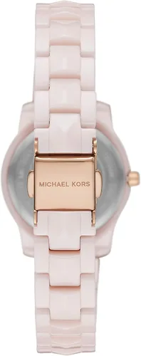 Vista 3 de Michael Kors Runway Mercer - Reloj de acero inoxidable de tres manecillas