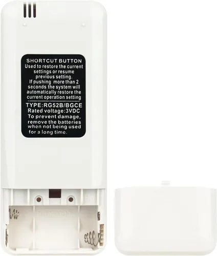 Vista 4 de RG52B/BGCE Reemplazar AC Control Remoto Compatible con Midea Aire Acondicionado RG52B/BGE RG52B/BGEU
