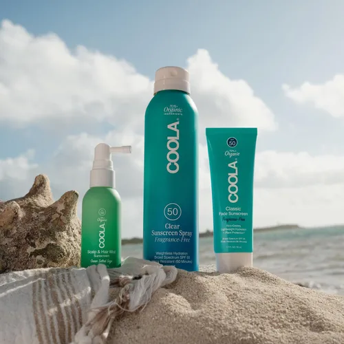 Vista 5 de COOLA Organic Scalp Spray & Hair Sunscreen Mist with SPF 30, Dermatologist Tested Hair Care for Daily Protection, Vegan and Gluten Free, Ocean