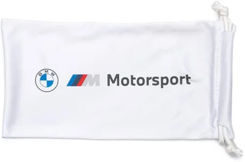 Vista 9 de BMW MOTORSPORT, BS0023 - Lentes de sol para hombre, con forma de navegador, negro mate, lente ahumado, negro mate, Mate negro