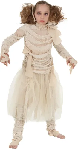 Vista 7 de Mummy Costume for Girls Child Mummy Outfit with Tulle Skirt