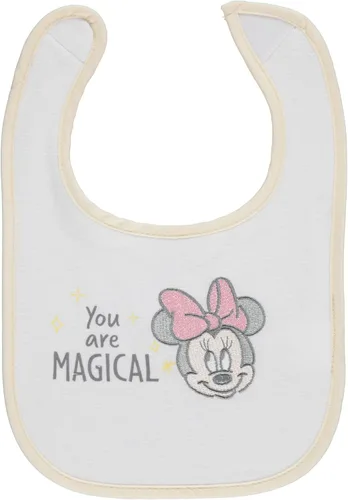 Vista 2 de Disney - Paquete de 10 baberos Mickey Mouse para bebé – Diez baberos suaves, absorbentes y ajustables de algodón para comidas sin manchas