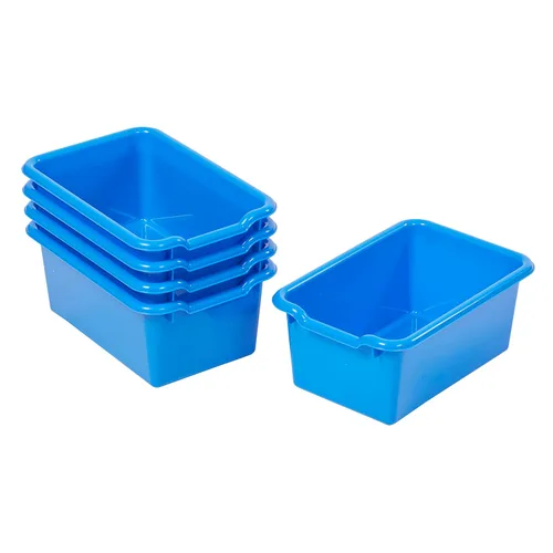 Vista 20 de ECR4Kids Cubo de almacenamiento frontal con cucharada, organización multiusos, surtido, 5 piezas Variado