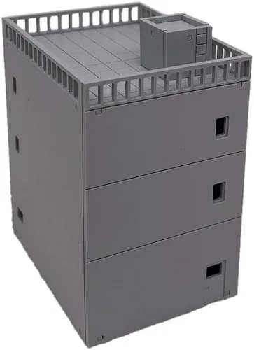 Vista 2 de Outland Models Paisaje Edificio en miniatura Tienda de la ciudad de 3 pisos 1:72