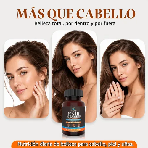Vista 4 de Hair Vitamins with Biotin 5600 mcg, Collagen & Hyaluronic Acid