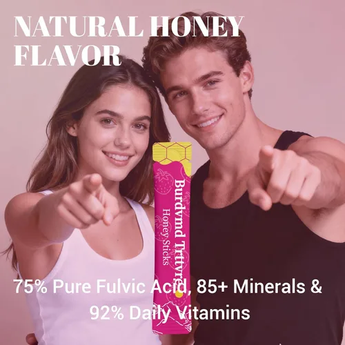 Vista 7 de Shilajit - Palitos de miel Shilejit para mujeres y hombres, sabor fresa, energía natural y apoyo de vitalidad, equilibrio hormonal, enfoque