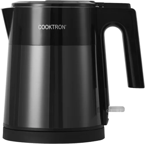 Vista 15 de COOKTRON Hervidor Eléctrico de 1.7L Silencioso, Hervidor de Agua Caliente de Doble Pared Libre de BPA, Tetera de Hervido Silencioso y Tacto Fresco