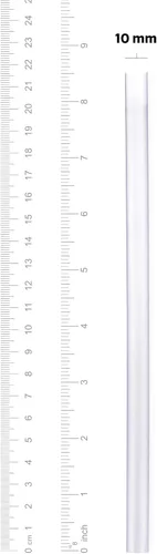 Vista 2 de Comfy Package Pajitas jumbo para batidos, paquete de 100 pajitas Boba y batido de plástico transparente