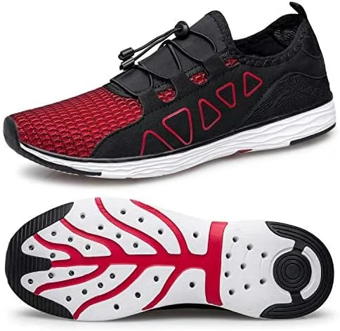 Vista 7 de Vibdiv - Zapatos de agua para hombre, secado rápido, ligeros, para deportes al aire libre
