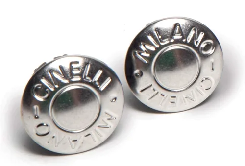 Vista 7 de Cinelli Milano - Tapones anodizados para manillar Negro (black Logo)