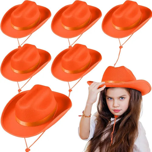 Vista 8 de Hercicy Sombreros de vaquero para niños pequeños, sombrero de vaquera para niños y niñas, accesorios de disfraz de bebé, suministros de fiesta