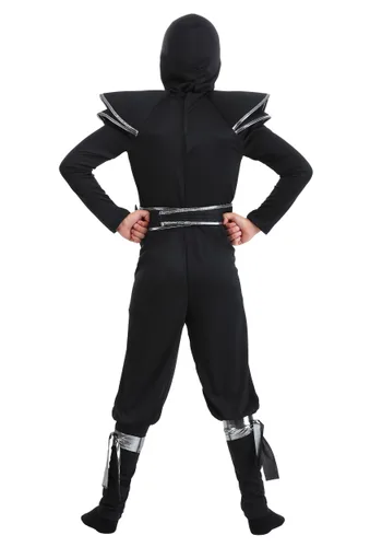 Vista 2 de Disfraz de guerrero Ninja para niño Multicolor