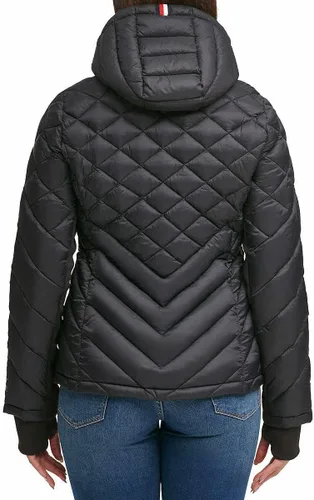 Vista 4 de Tommy Hilfiger Chaqueta plegable con capucha para mujer