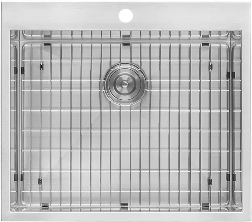 Vista 3 de Ruvati Fregadero de lavandería de montaje superior de 22 x 22 x 12 pulgadas, fregadero de utilidad profundo, fregadero utilitario de acero