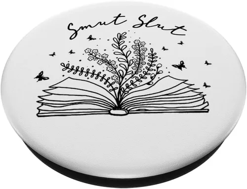 Vista 2 de Smut Slut Funny Romance Book Lover Reading Reader PopSockets PopGrip intercambiable