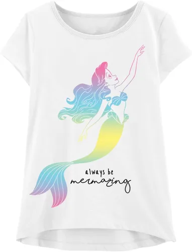 Vista 3 de Disney Juego de camiseta de princesa mágica para niños, Cenicienta, Ariel, Belle, paquete de 3