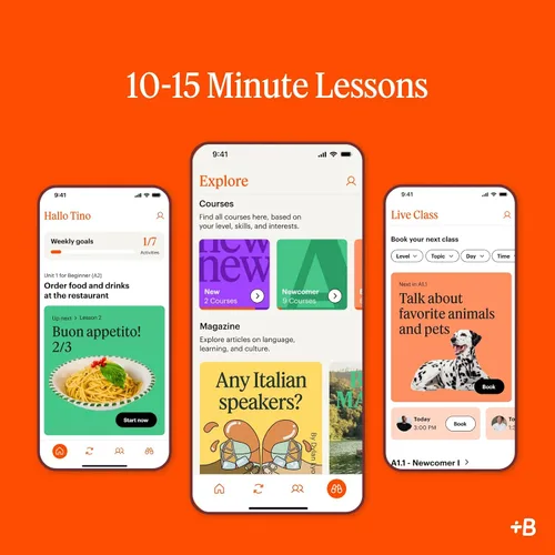 Vista 4 de Babbel Language Learning Software - Learn to Speak Spanish, French, English, & More - All 14 Languages Included, Audio Lessons - Compatible with