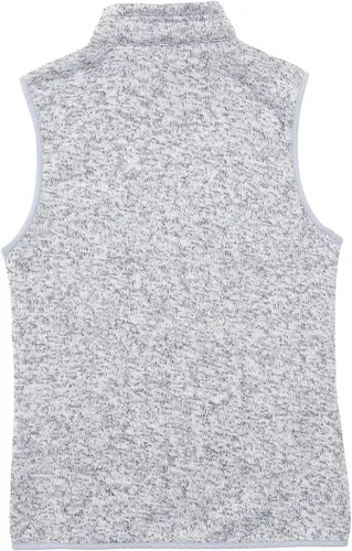 Vista 2 de Bonnorth Chaleco de forro polar con cremallera para mujer chaleco cálido con forro de sherpa y bolsillo
