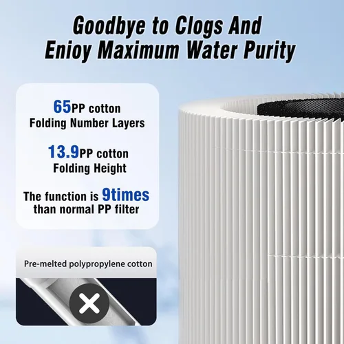 Vista 2 de Vortopt Q1 - Sistema de filtro de agua para debajo del fregadero, reduce el cloro, el plomo, el mal sabor y el olor, filtro de agua para debajo