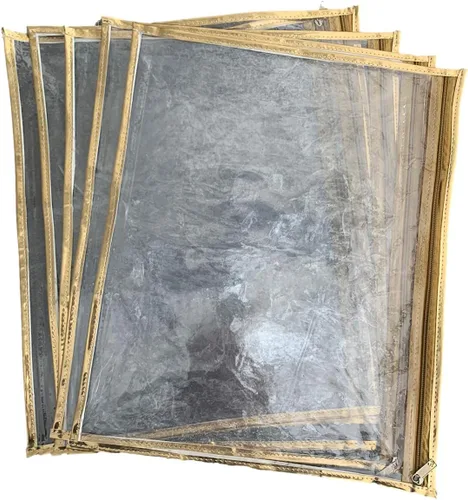 Vista 3 de SRB50-S - Juego de 10 bolsas de almacenamiento de ropa transparente, funda de sari, funda de sari, bolsa de sari, bolsa de almacenamiento de sari