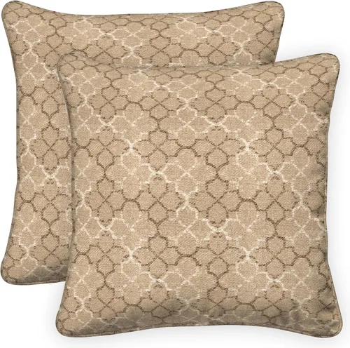 Vista 15 de Honeycomb Fundas de almohada cuadradas para exteriores, 18 x 18, paquete de 2 Boheme