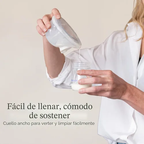 Vista 6 de Lansinoh Biberones de Almacenamiento de Leche Materna Paquete de 4 de 5oz Sin BPA y BPS Biberones de Alimentación de Bomba a Almacenamiento