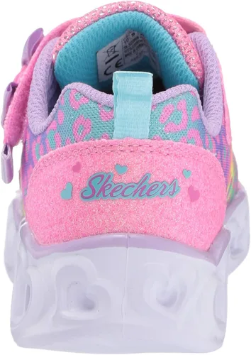 Vista 3 de Skechers Tenis unisex con luces de corazón para niños