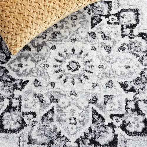 Vista 7 de SAFAVIEH Tulum Collection - Alfombra para pasillo, 2 x 9 pies, diseño de medallón, no desprende pelusa y fácil de limpiar, ideal para sala de estar