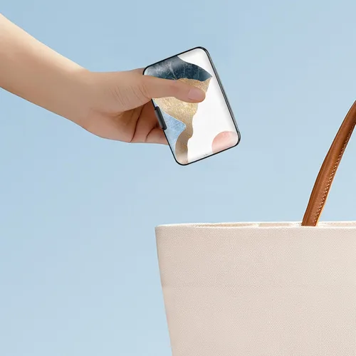 Vista 6 de Soporte para tarjetas de crédito, delgado mini bloqueo RFID, protector de tarjetas de crédito, funda de aluminio para tarjetas de visita, cartera