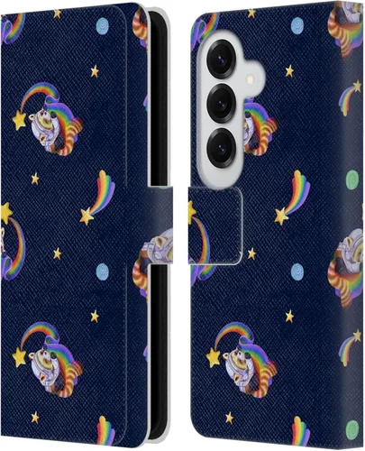 Vista 129 de Head Case Designs Officially Licensed Carla Morrow Colorful Space Dice Patterns Leather Wallet Case Compatible with Samsung Galaxy A07 4G