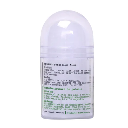 Vista 3 de Vital Green Thai Crystal Potassium Alum Desodorante – Desodorante mineral sin perfume para hombres, mujeres y atletas, 3.53 oz / 100 g (6 unidades)