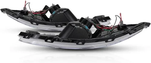 Vista 9 de CarLights360 - Conjunto de luz de marcador lateral para Chevy Traverse 2009 2010 2011 2012 lado del conductor y del pasajero Par Certificado DOT
