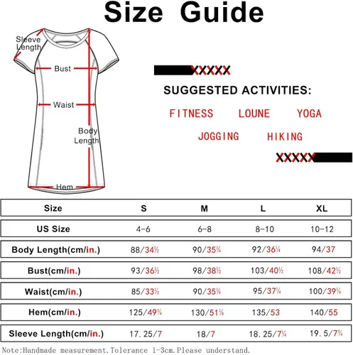 Vista 6 de icyzone - Vestido de manga corta para mujer con bolsillos