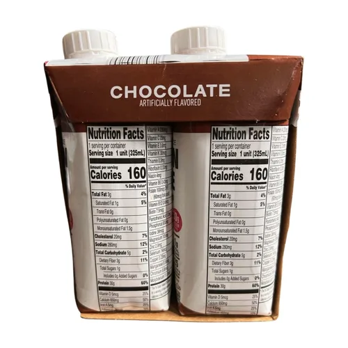 Vista 3 de Elevation High Performance Protein Shake Vanilla and Chocolate 44fl oz 1.3L (8 botellas/2 paquetes)