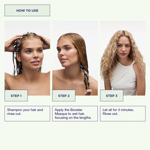 Vista 3 de Maria Nila Sheer Silver, Silver/Purple Hair Mask, Neutralizes Brassy Yellow/Golden Shades in Blonde, White & Grey Hairs, Violet Pigments Gives Cool