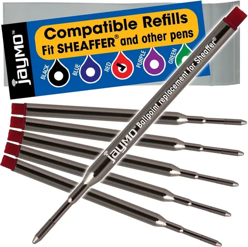 Vista 14 de Jaymo Repuesto para Sheaffer K 99335 - Medidas 3.75 in / 95 mm de largo - Recambio de bolígrafo - 12 negro