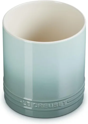 Vista 9 de Le Creuset Stoneware Signature Recipiente para Utensilios de Pared Recta, 1 cuarto de galón, Artichaut