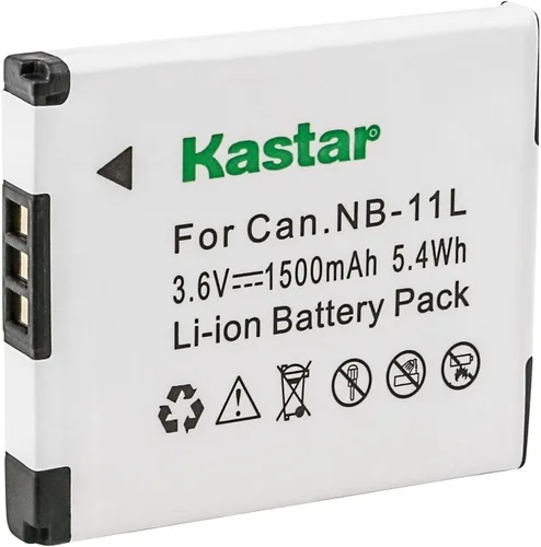 Vista 2 de Kastar Paquete de 3 baterías NB-11L y cargador cuádruple compatible con Canon PowerShot A2600 A2600, PowerShot A3400 A3400, PowerShot A3500 A3500