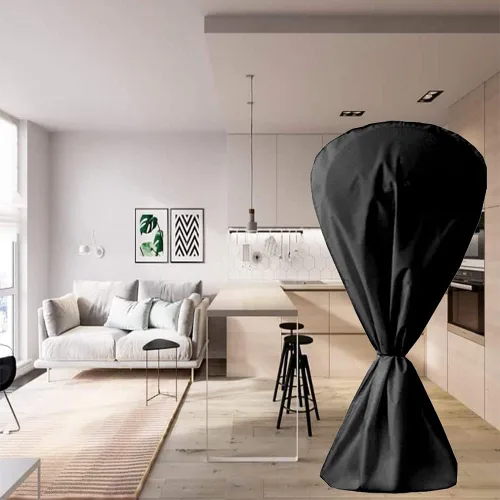 Vista 4 de Cubierta antipolvo para ventilador eléctrico, 420D, resistente, redonda, lavable, funda para ventilador eléctrico, impermeable, a prueba de polvo