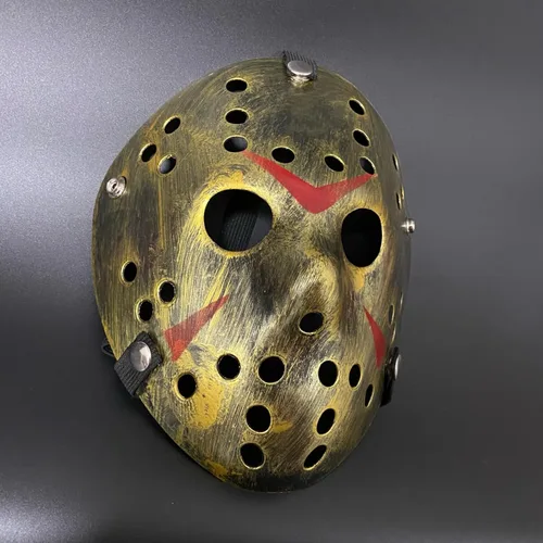 Vista 3 de AAREXIP Máscara de Jason para Halloween, máscara de terror aterrador, disfraz de cosplay