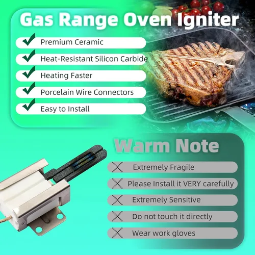 Vista 5 de MEE61841401 MEE61841403 MEE63084901 Cocina de gas Encendedor de estufa compatible con hornos y cocinas LG, reemplazo del ignitor PD00001851 1599783