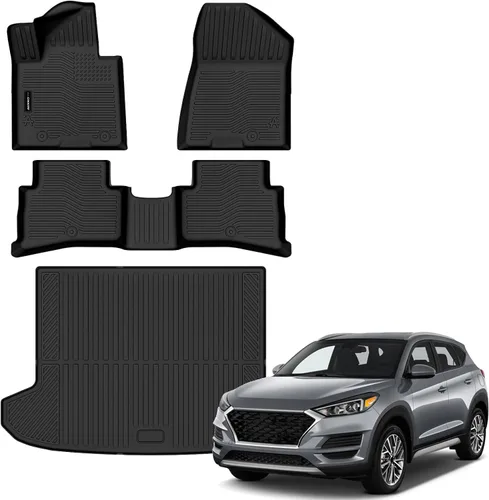 Vista 15 de Auxko Revestimiento de carga para todo tipo de clima, apto para Hyundai IONIQ 5 y 2025 IONIQ 5 N TPE 2022-2024, accesorios de alfombrilla de goma
