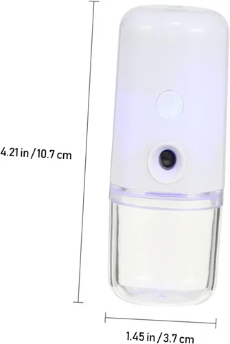 Vista 9 de 1 unidad USB recargable nanómetro humidificador facial portátil de mano pulverizador dispositivo de humedad para mujeres y niñas para viajes
